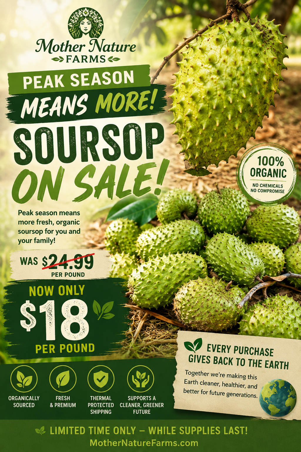 Soursop is back in PEAK SEASON🍏🚀!!!
