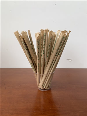 Organic Hemp plastic straws (Box of 50)